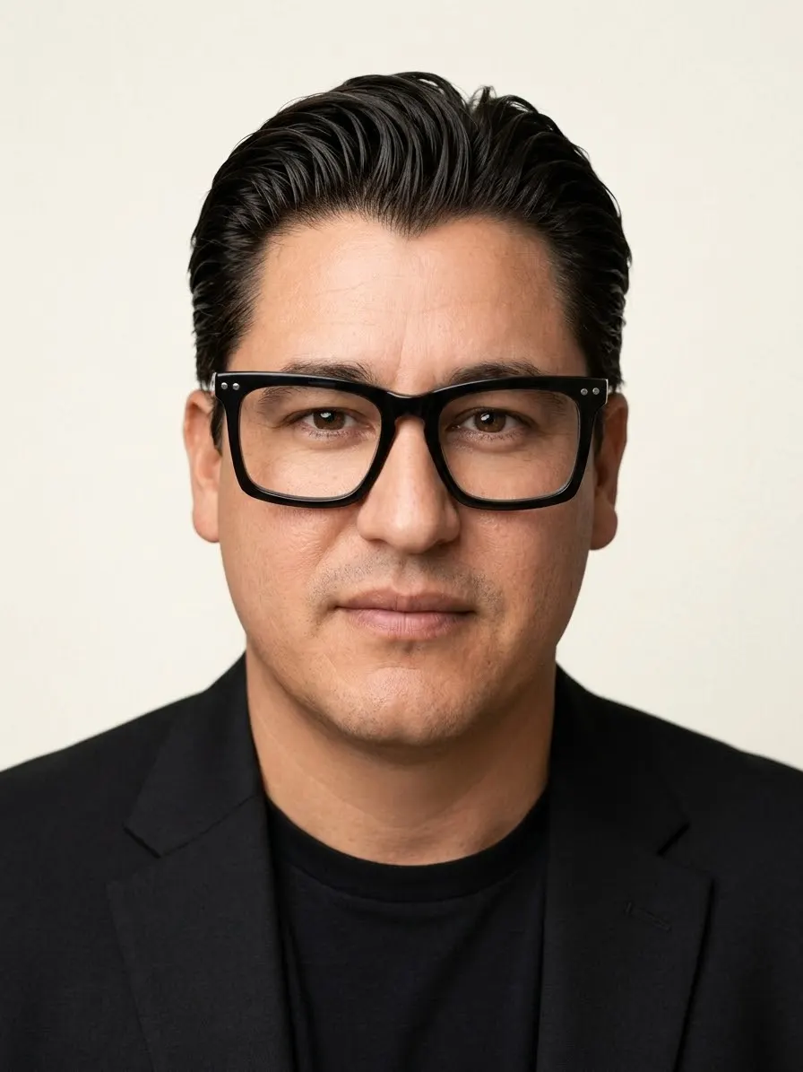Retrato de Lucio Carlin, consultor de marketing en Tijuana